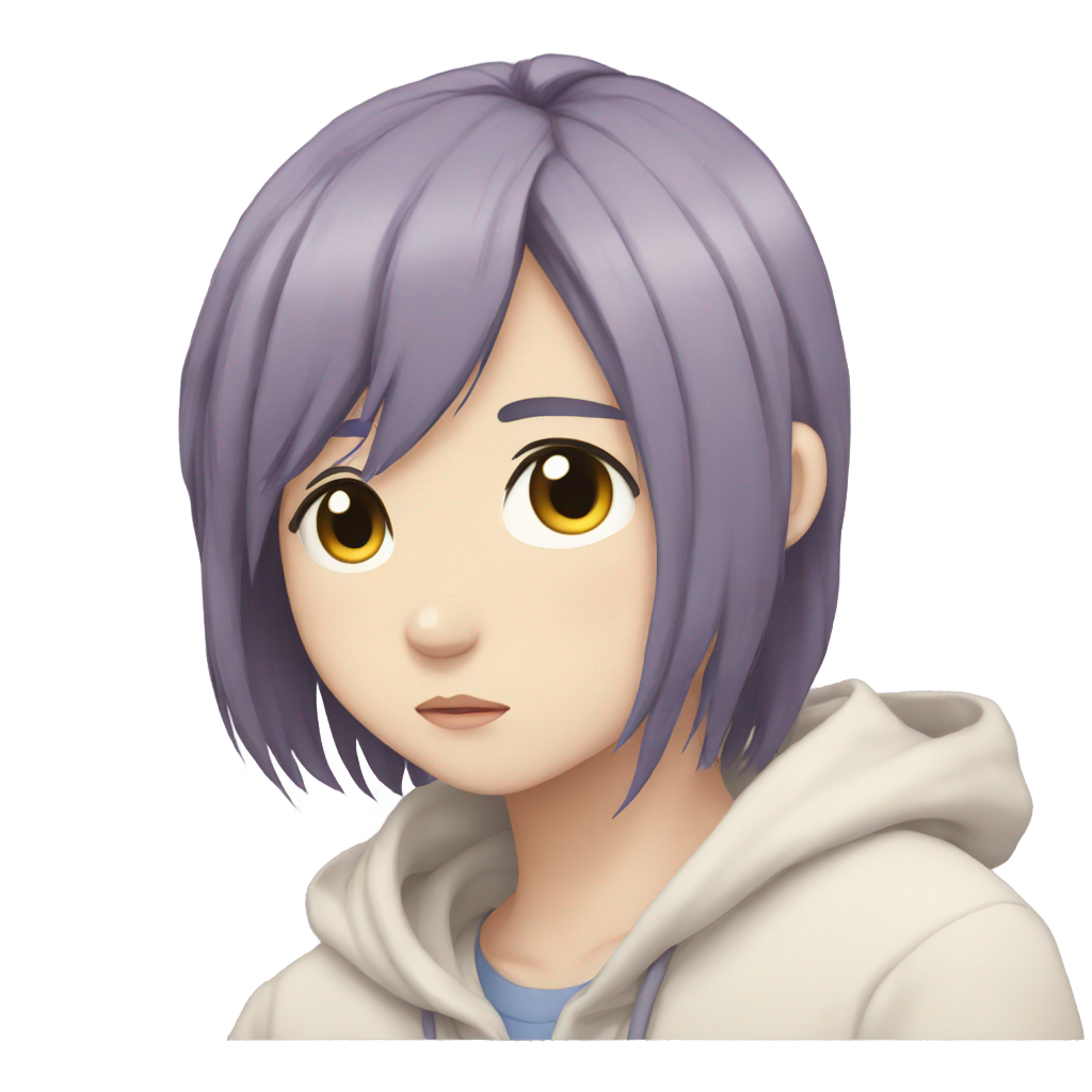 genmoji: Anime sadness