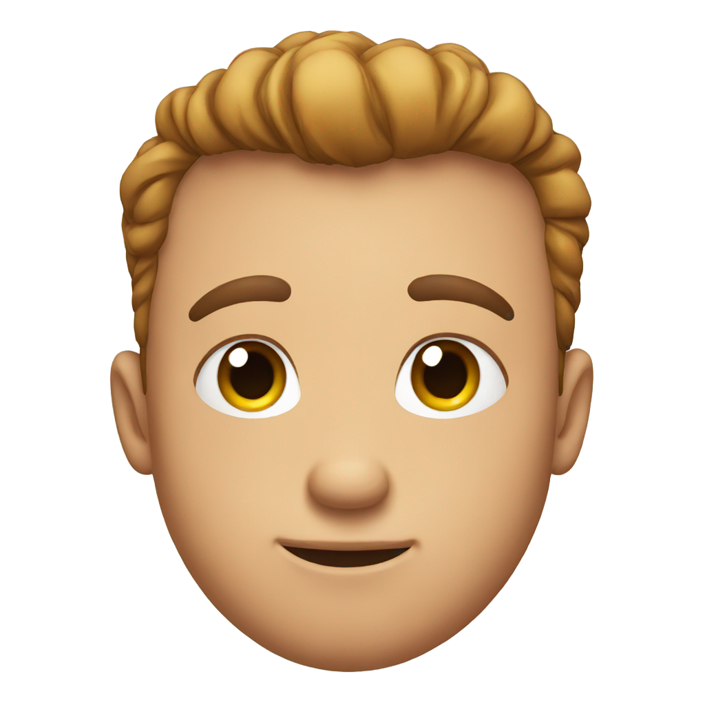 genmoji: big forehead