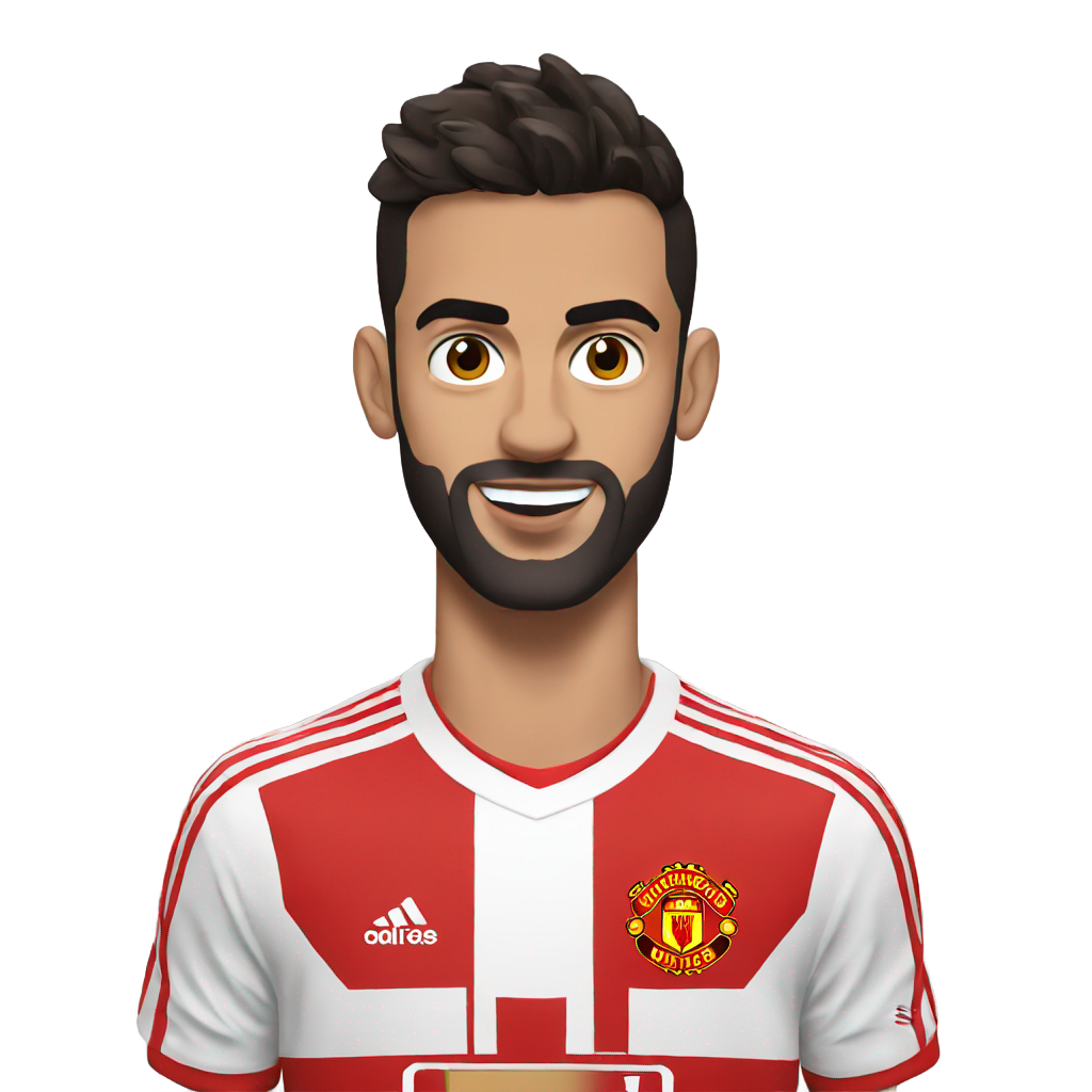 genmoji: bruno fernandes manchester united