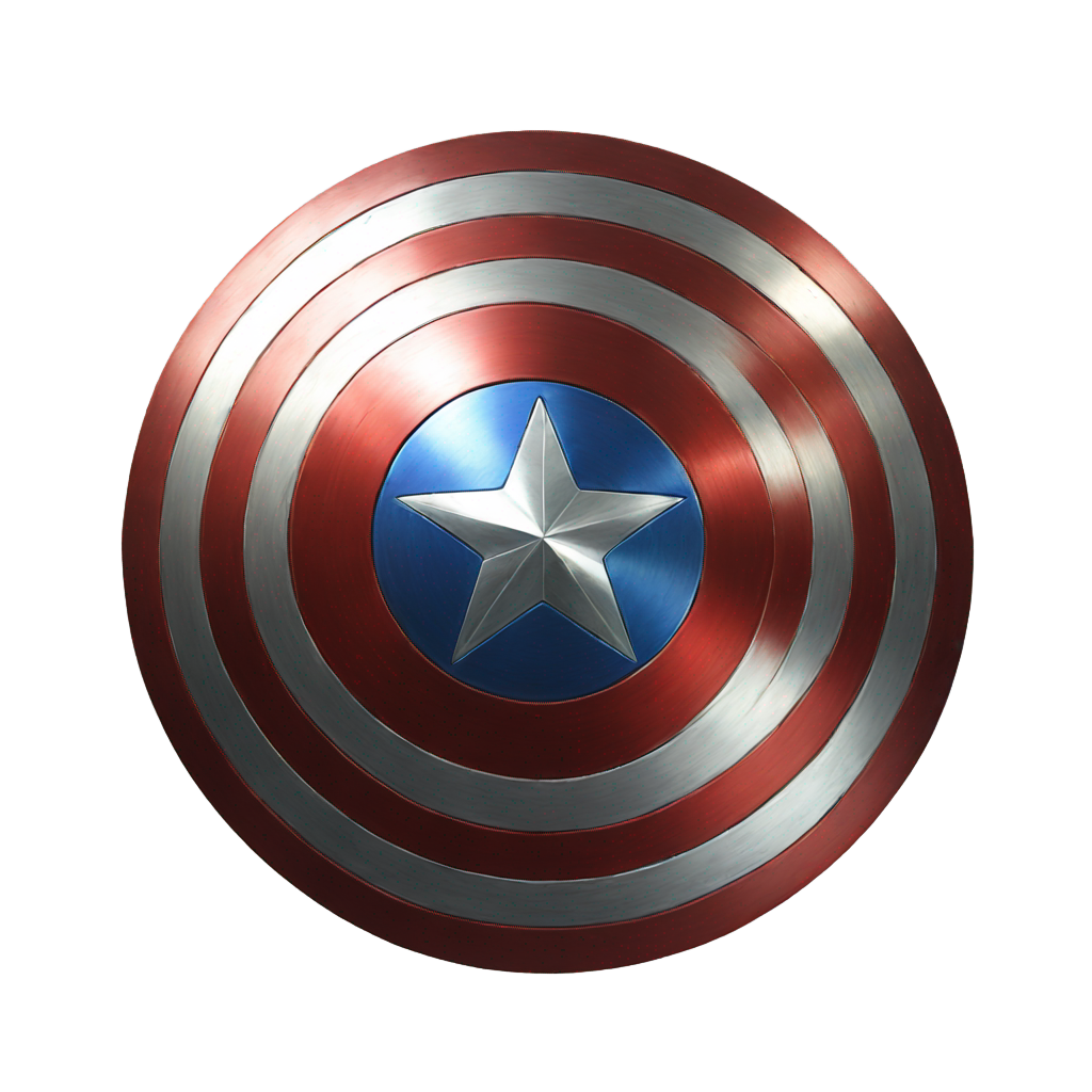 genmoji: captain america circle shield