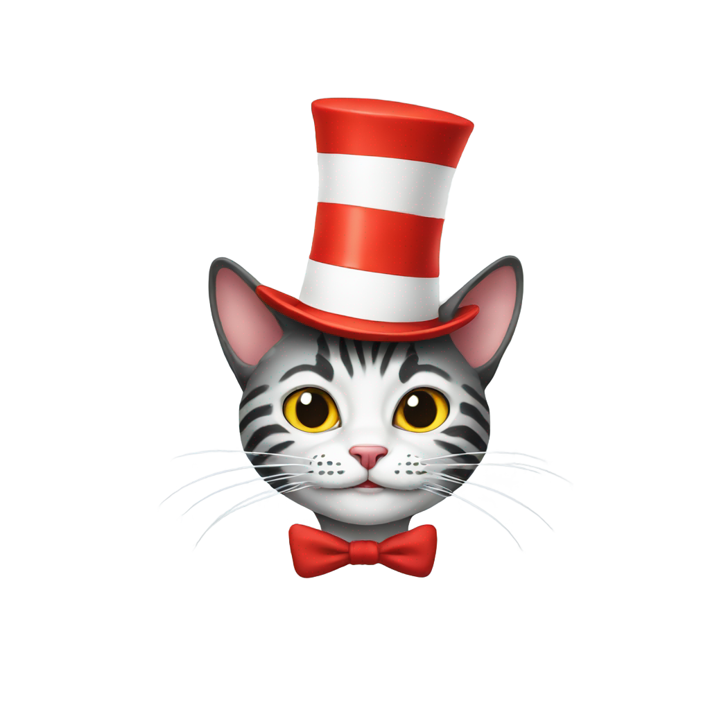 genmoji: Cat in the hat