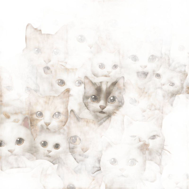 A bunch of cats