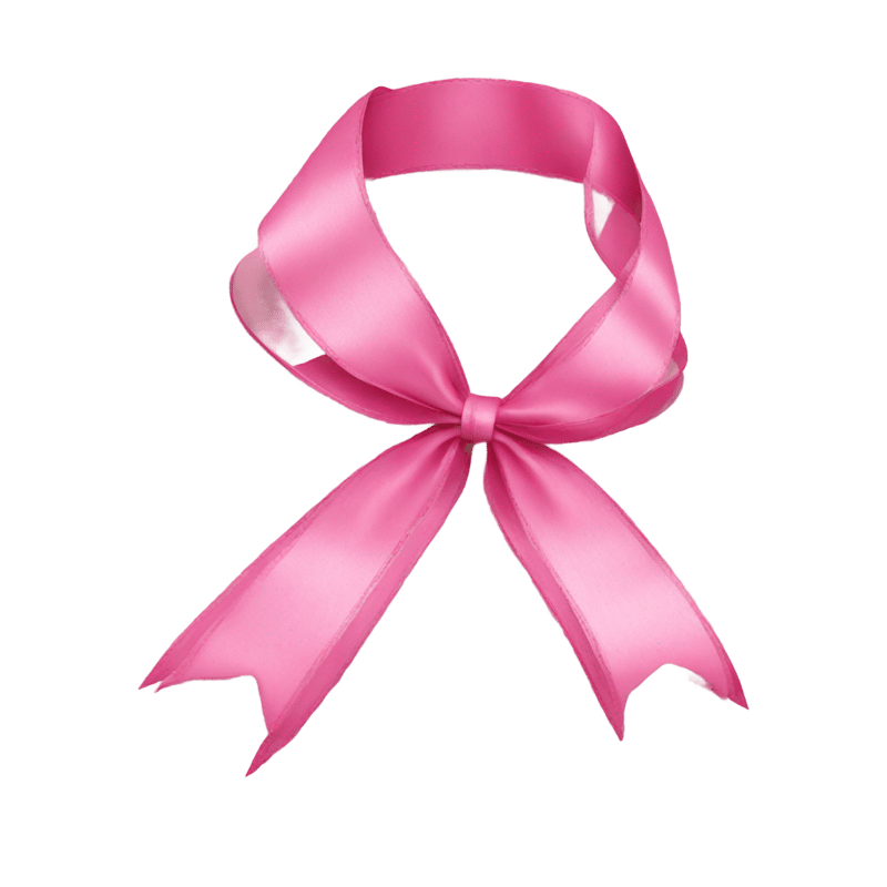 a coquette ribbon in pink