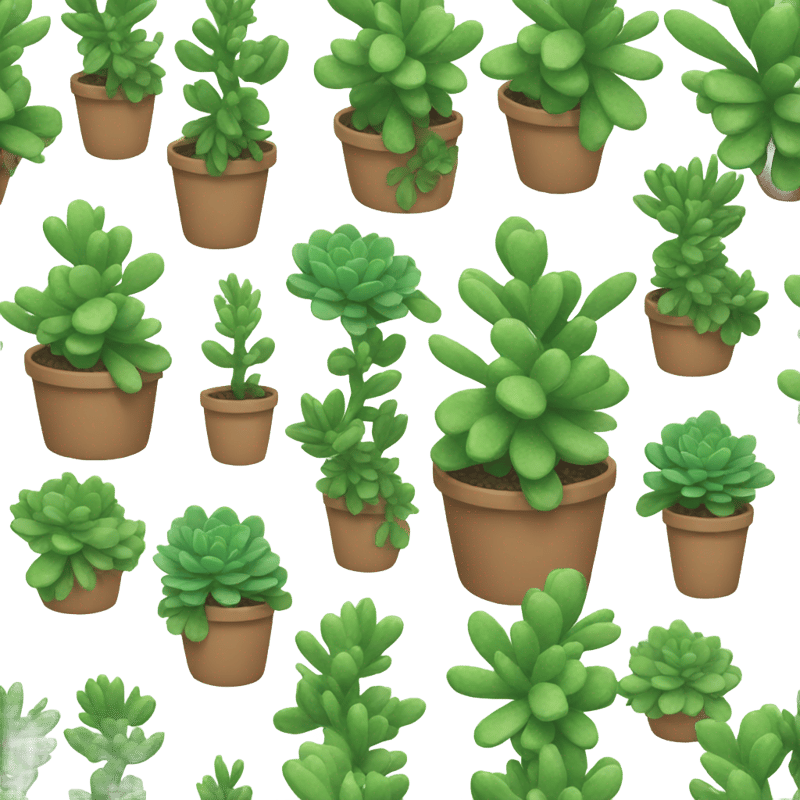 A potted succulent plant