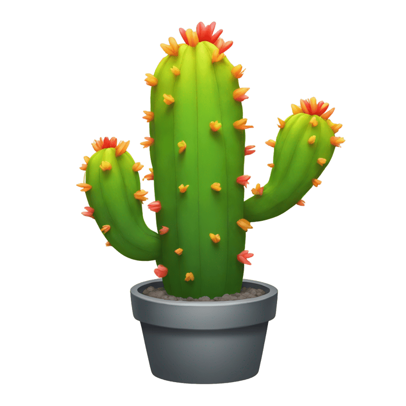 A rainbow cactus