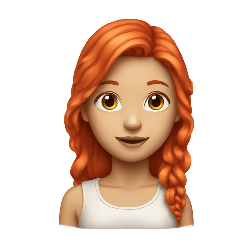 a red haired girl