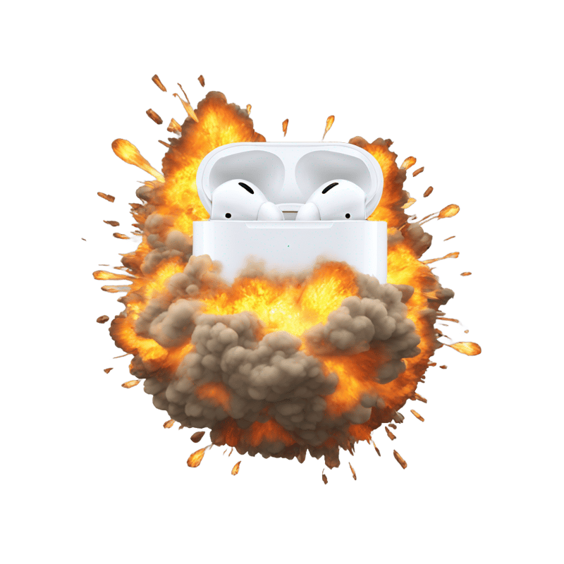 AirPods Max explosion