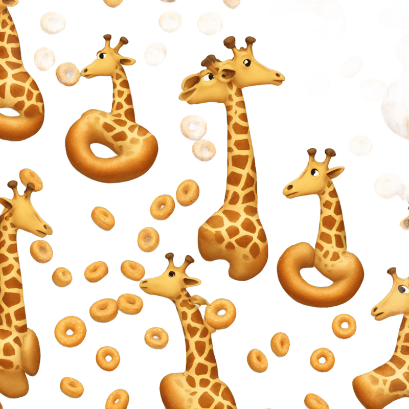 bagel giraffe