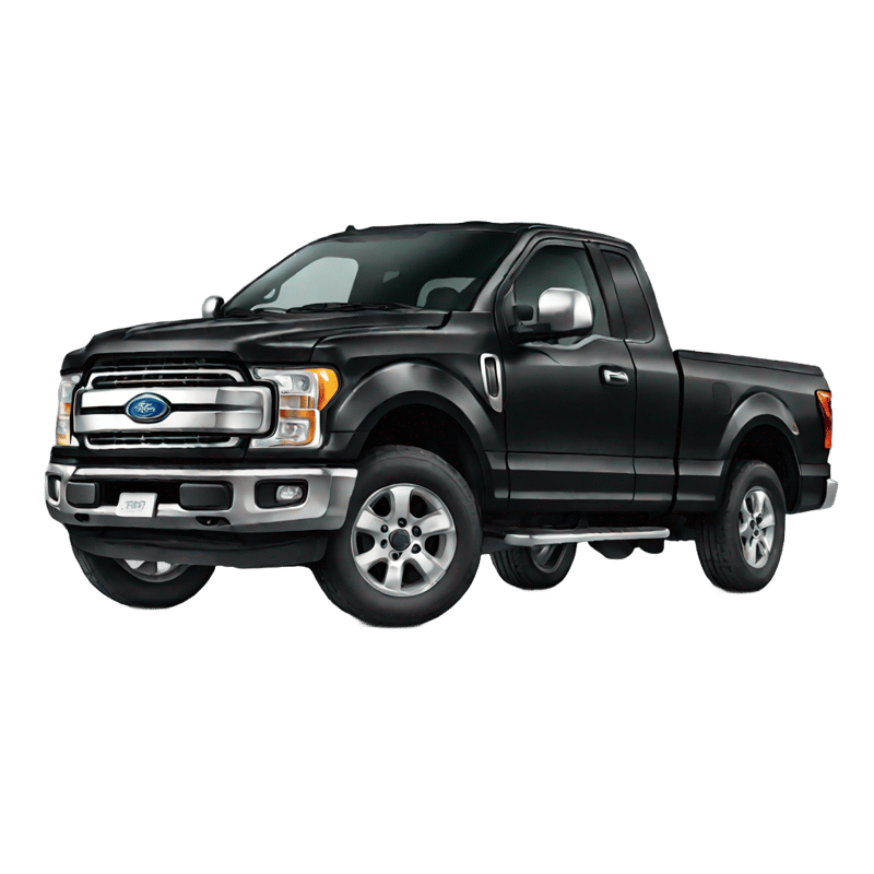 black ford truck