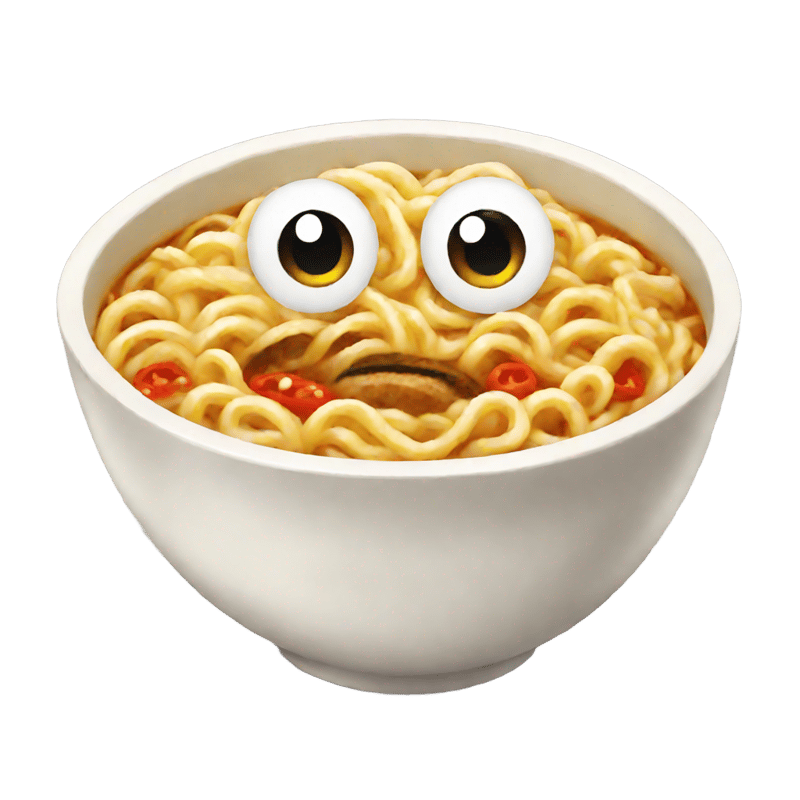 Cartoon ramen