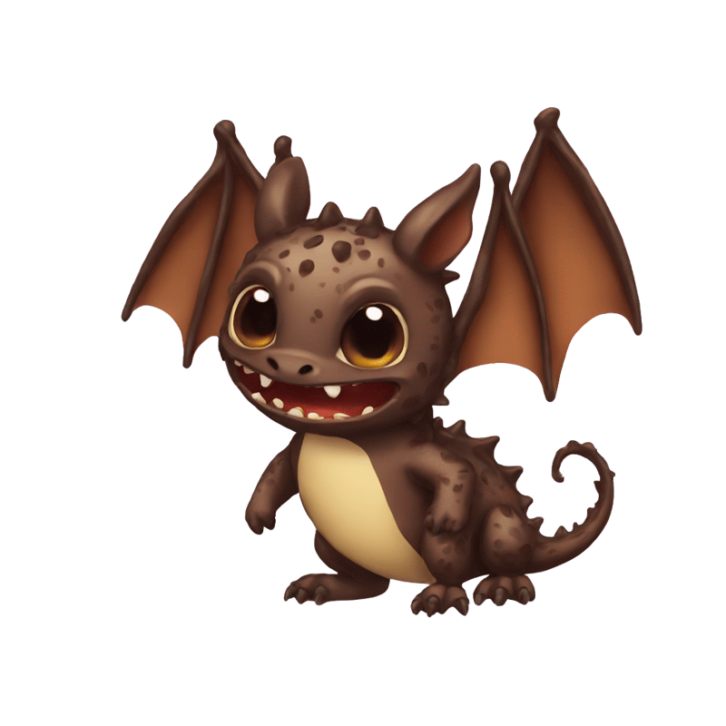 Chocolate chip bat dragon