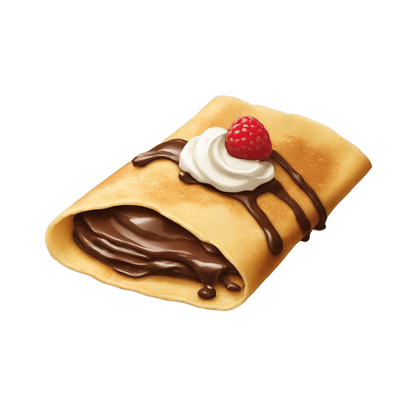 Chocolate crepe