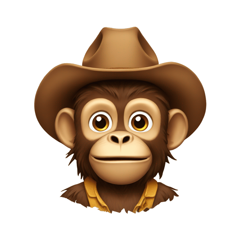 Cowboy monkey