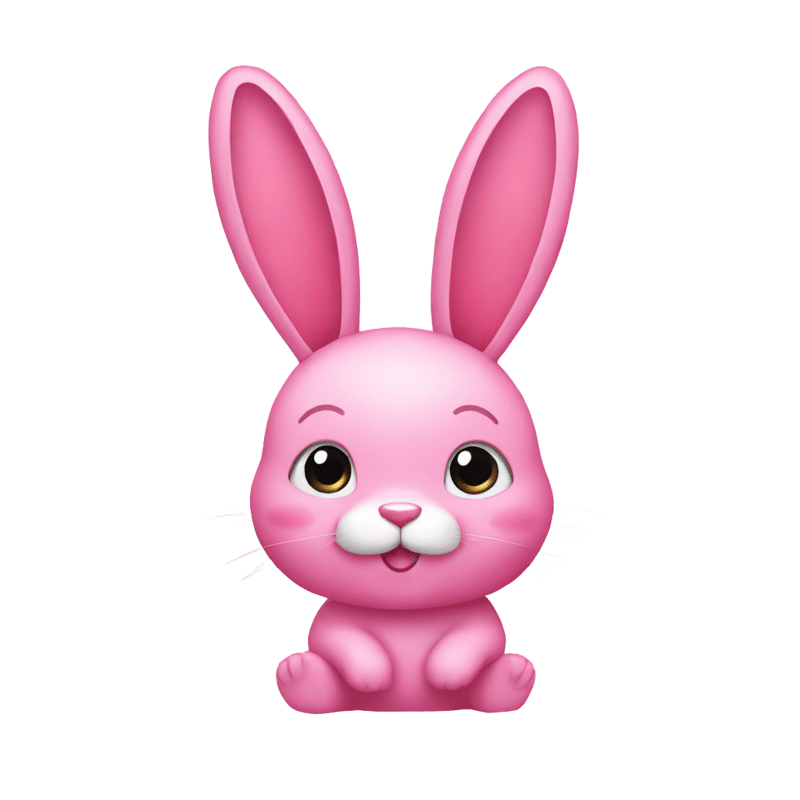 Draw a pink bunny