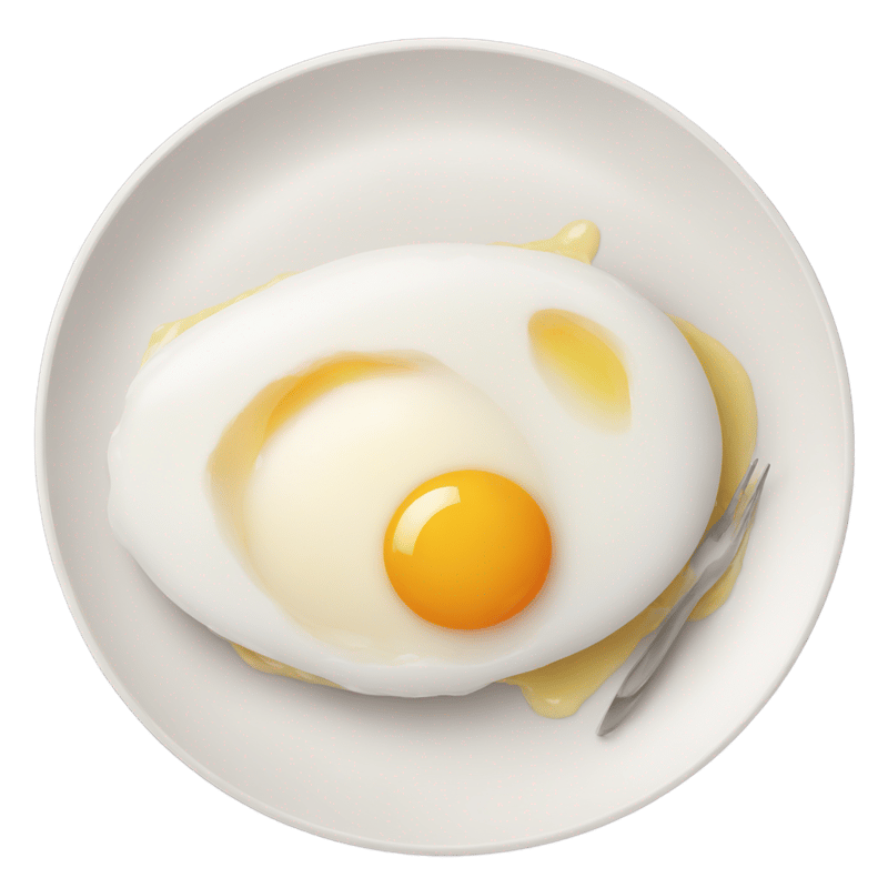 Eggs on a plate