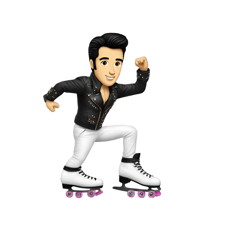 Elvis on skates