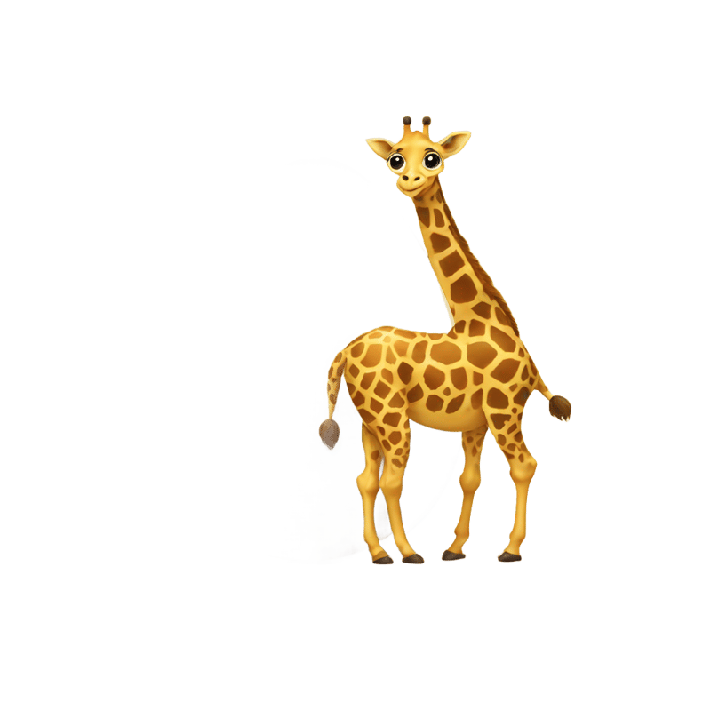 giraffe lays an egg