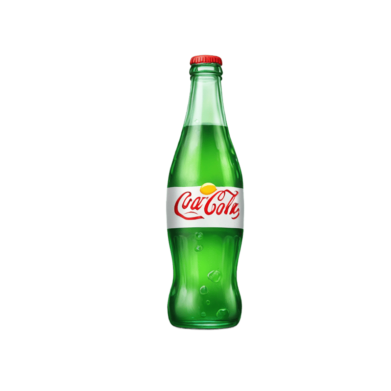 Glass coke bottle