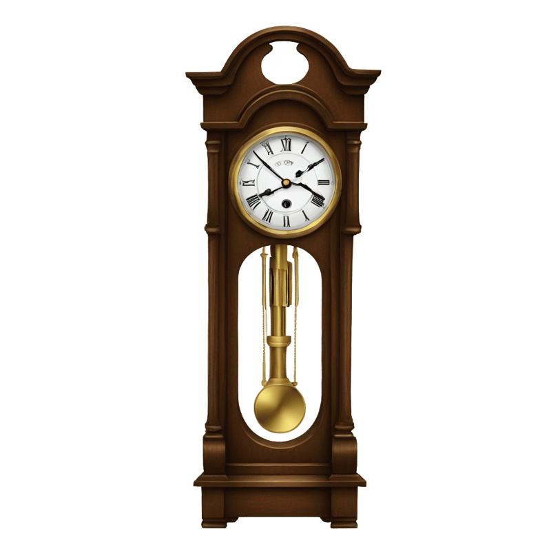 Grandfather clock with microphone and face