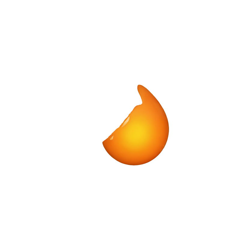 Hazard orange symbol