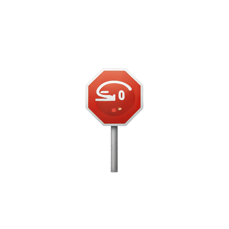 incorrect stop sign