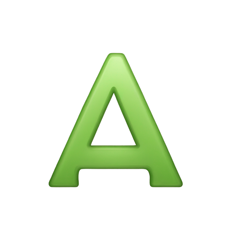 letter "A"