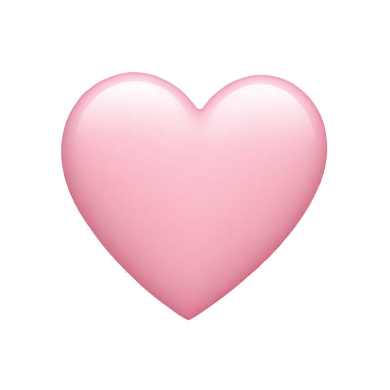 Light pink heart