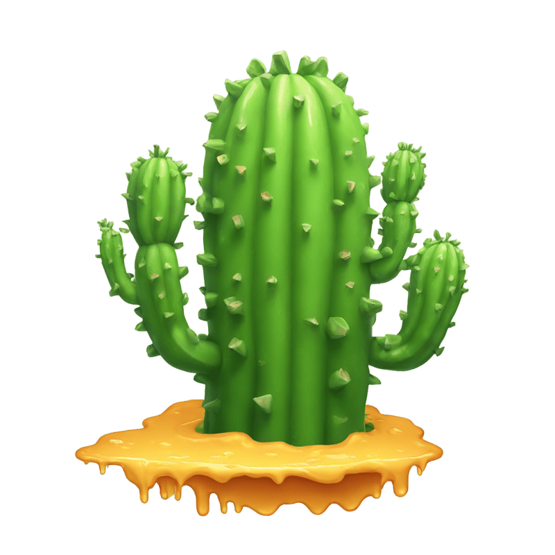 melting cactus