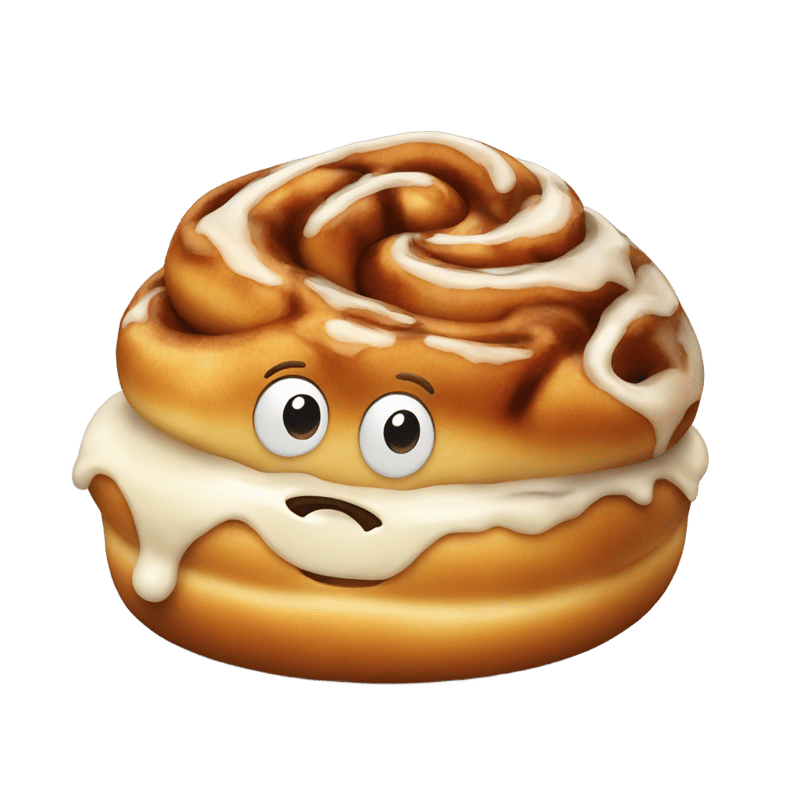 One Gooey cinnamon bun