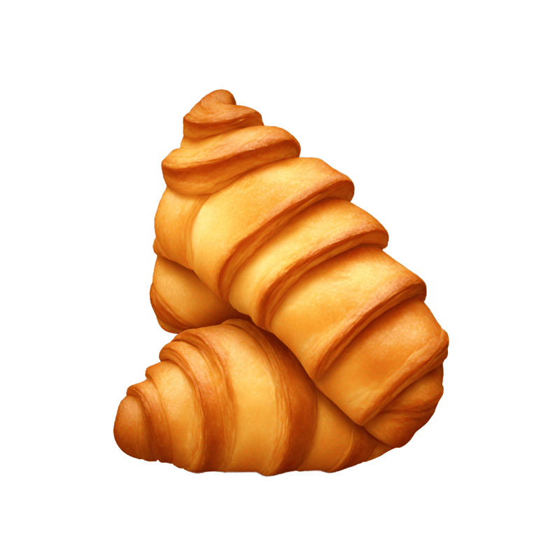 one single croissant