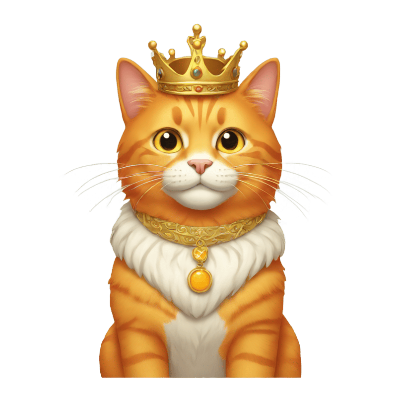 orange cat king