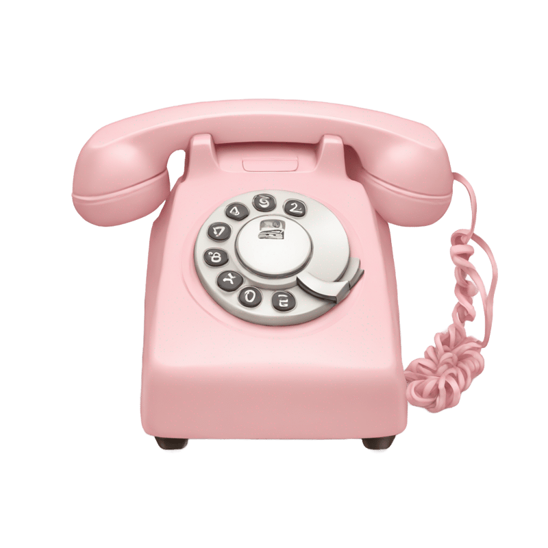 pale pink vintage celphone