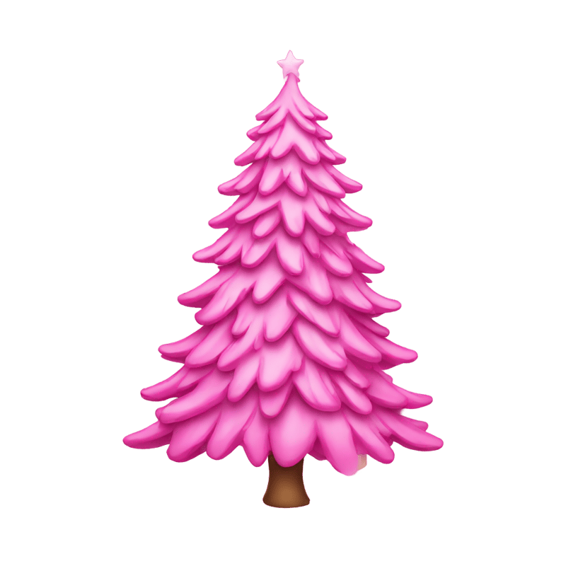 Pink Christmas tree