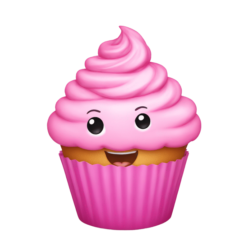 Pink cupcake