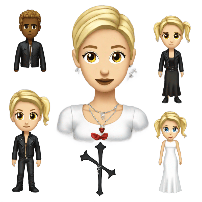 Prophecy Girl, prom, cross necklace, buffy summers, buffy, crossbow, white dress, updo blonde hair, black leather jacket