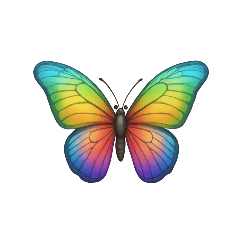 Rainbow butterfly