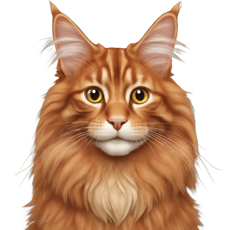 Red Maine coon