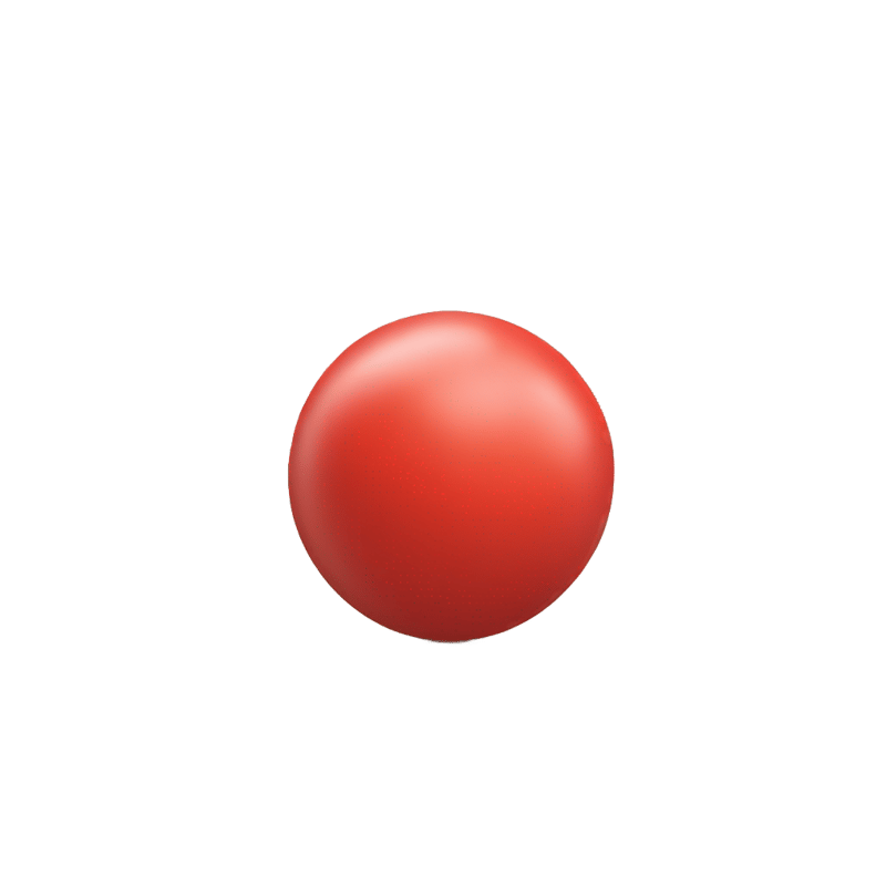 red rubber ball