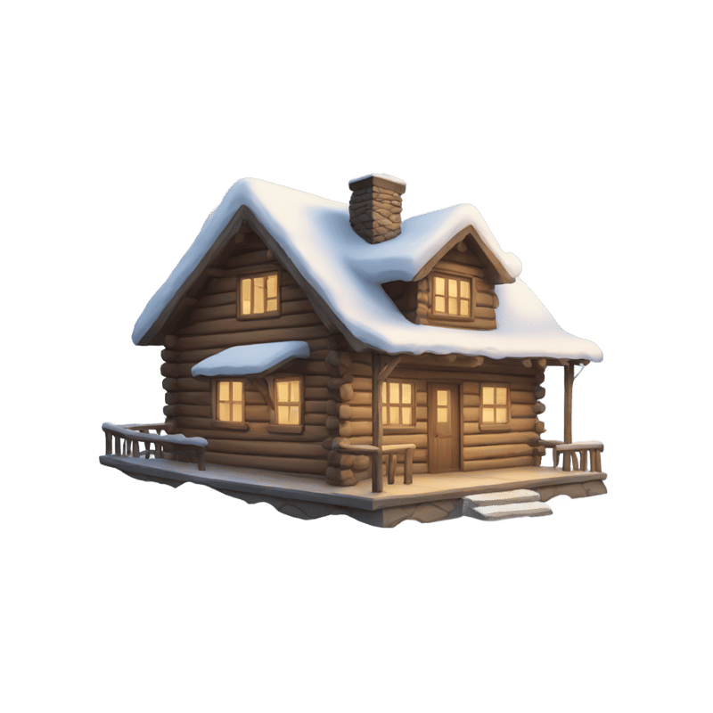 Snowy Cabin