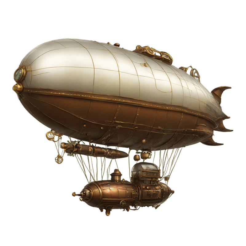 steampunk blimp