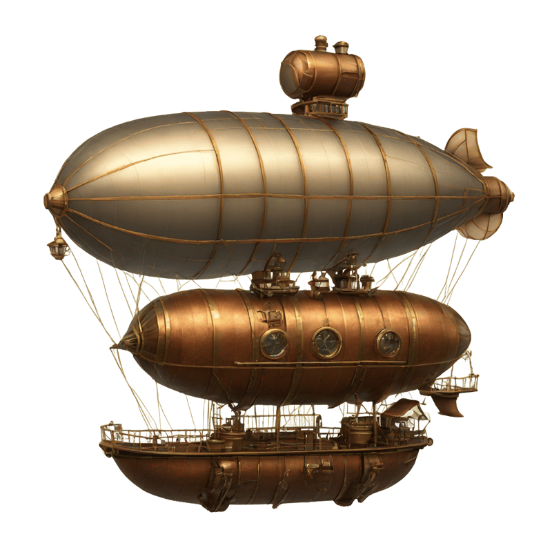 steampunk dirigible