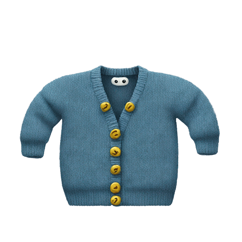 stone blue cardigan