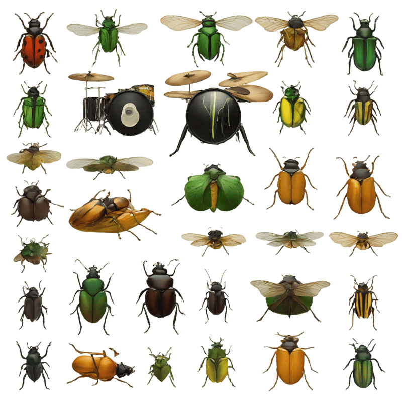 The Beatles as actual beetles