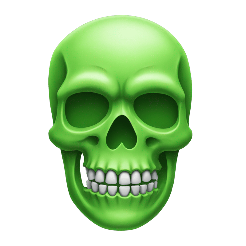 The Grass green Skull