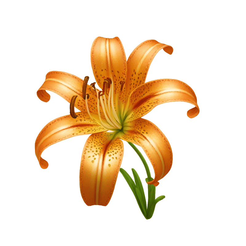 Tiger lily flower