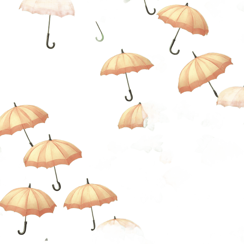 vintage floral umbrella