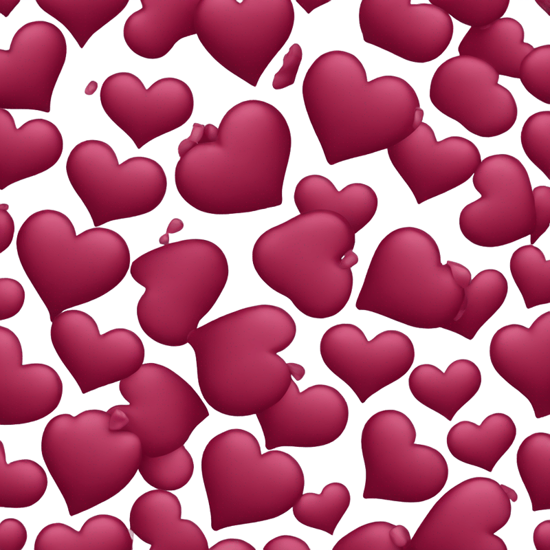 wine red heart