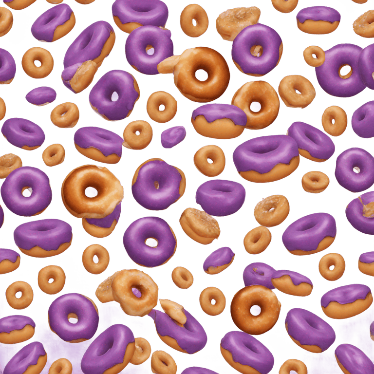 genmoji: Donut around eggplant