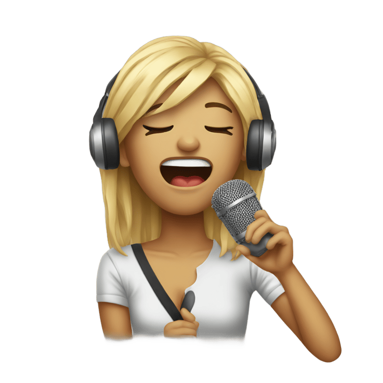 genmoji: Sick Singer