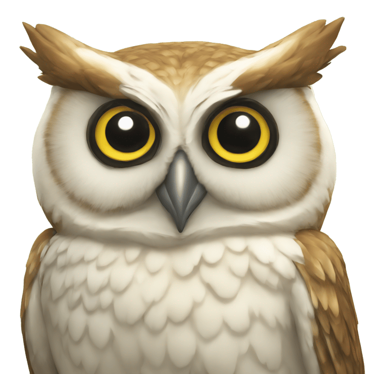 genmoji: Owl at nofrilla